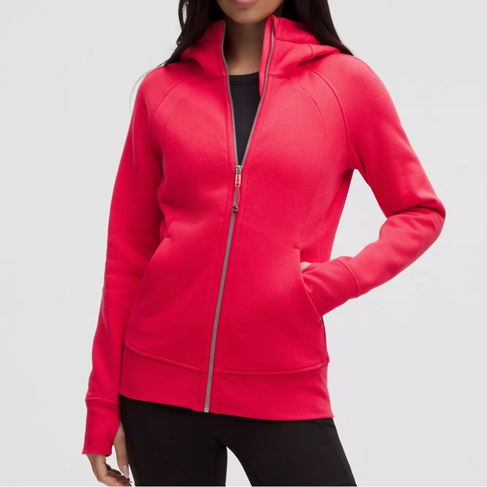 Lululemon Full-Zip Scuba Hoodie Red 20